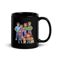 Family Hysteria Black Mug